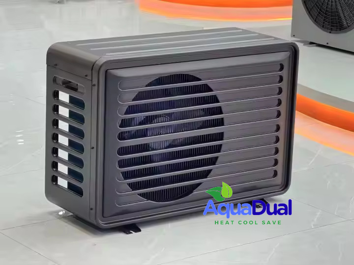 AquaDual NL-FLM70Y/32 | Large Pool Heater & Cooler – Up to 23,600 Gallons | Wi‑Fi, R32, Ultra Efficient & Quiet